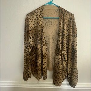 cheetah print sweater